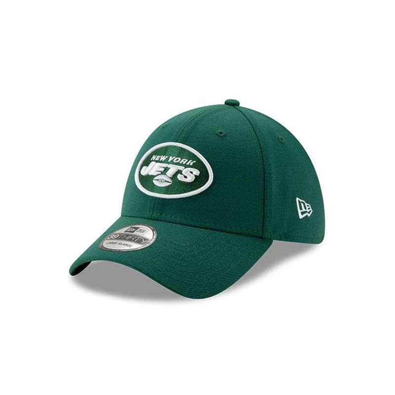 NFL New York Jets Team Classic 39Thirty Stretch Fit (IHX9932) - Green New Era Caps